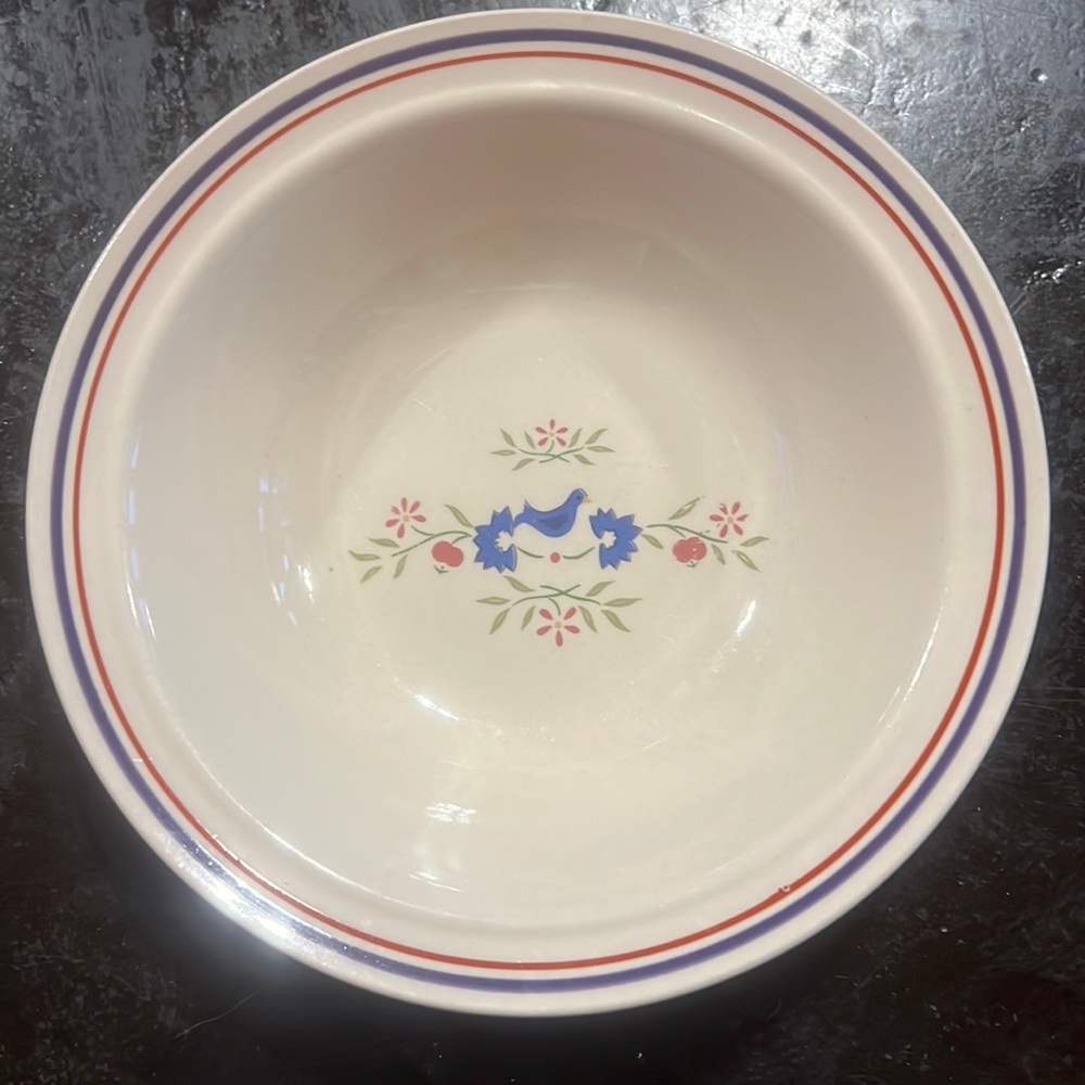 Vtg 1992 Newcor Fashion House Stoneware 5026 Homecoming Soup Cereal Bowl